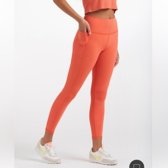 Vuori Pants - Vuori Orange Leggings